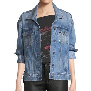 Paige Distressed Denim Jacket.